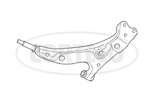 Control/Trailing Arm, wheel suspension