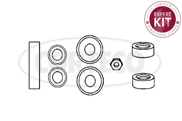 Control/Trailing Arm Kit, wheel suspension