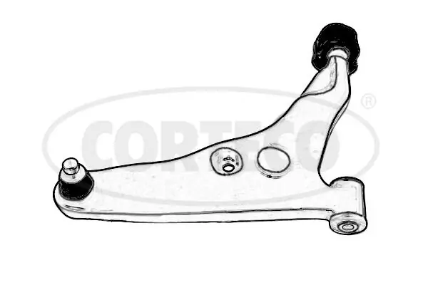 Control/Trailing Arm, wheel suspension