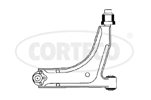 Control/Trailing Arm, wheel suspension