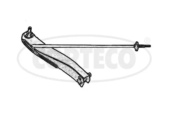 Control/Trailing Arm, wheel suspension