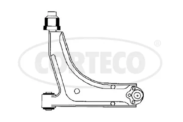 Control/Trailing Arm, wheel suspension