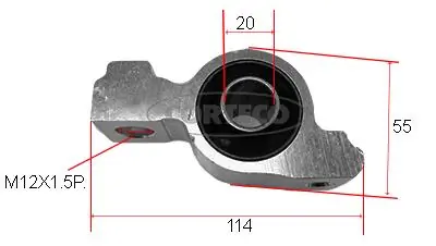 Mounting, control/trailing arm