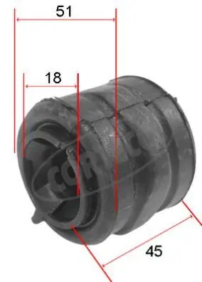 Mounting, stabiliser bar
