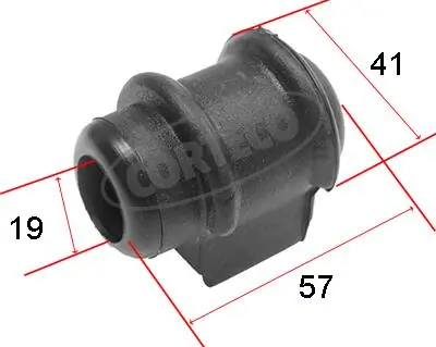Mounting, stabiliser bar