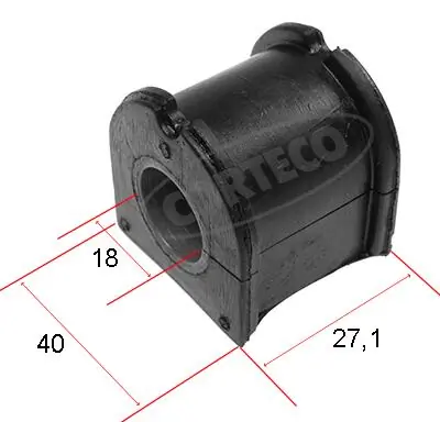Mounting, stabiliser bar
