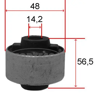 Mounting, control/trailing arm