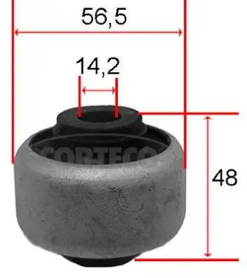 Mounting, control/trailing arm
