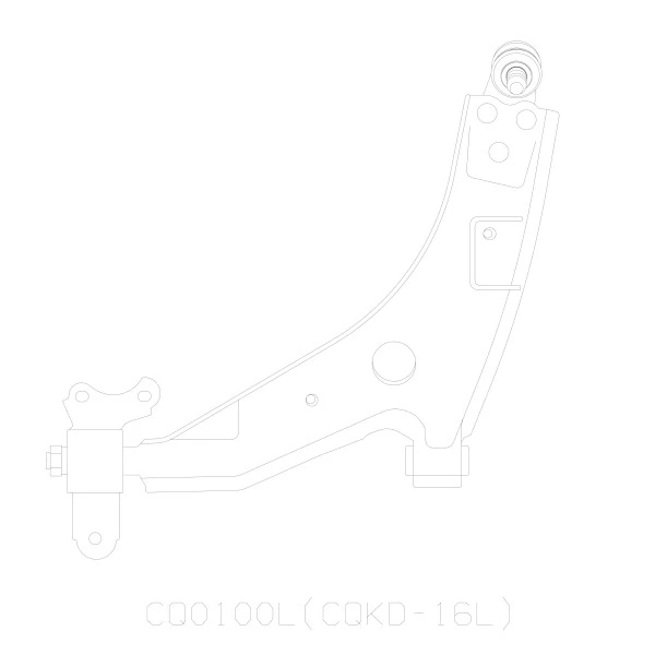 Control/Trailing Arm, wheel suspension