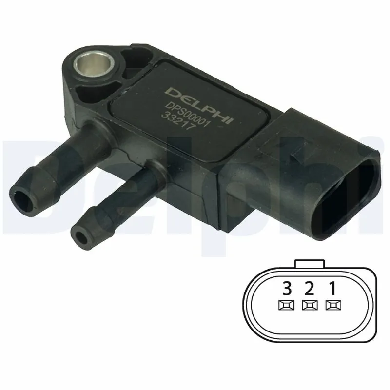 Sensor, exhaust pressure