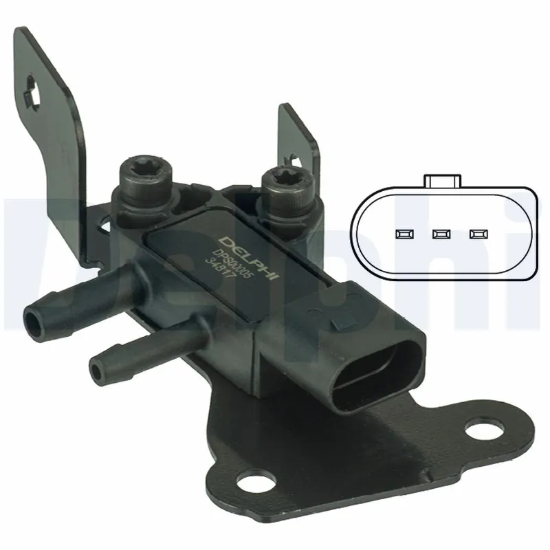 Sensor, exhaust pressure