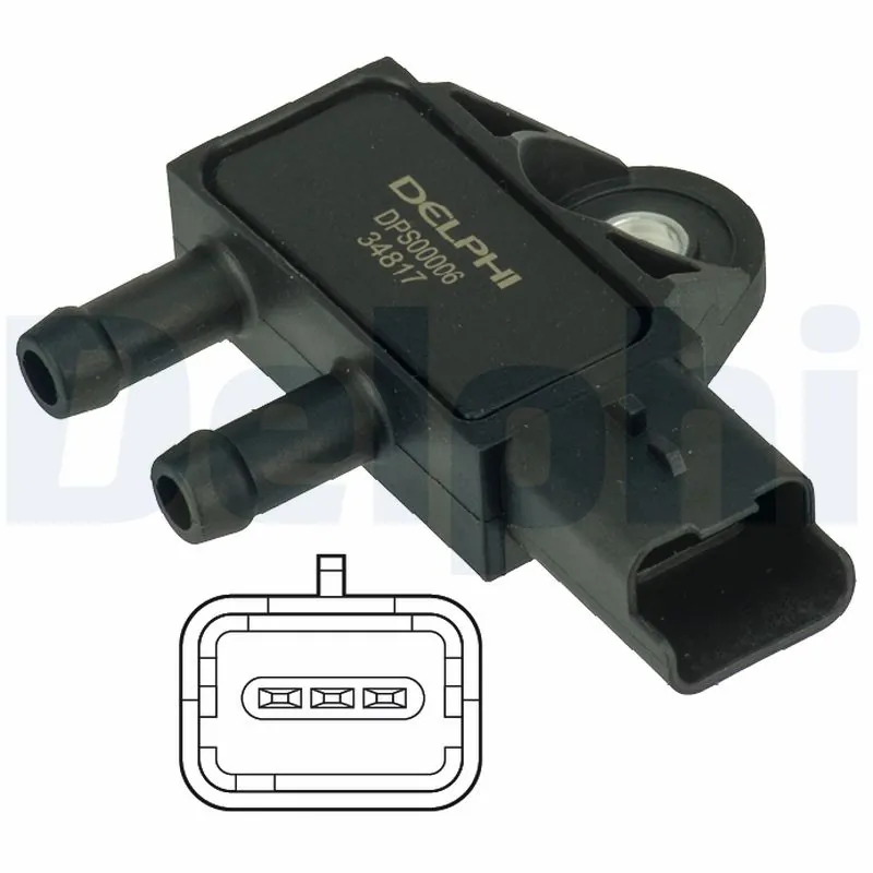 Sensor, exhaust pressure