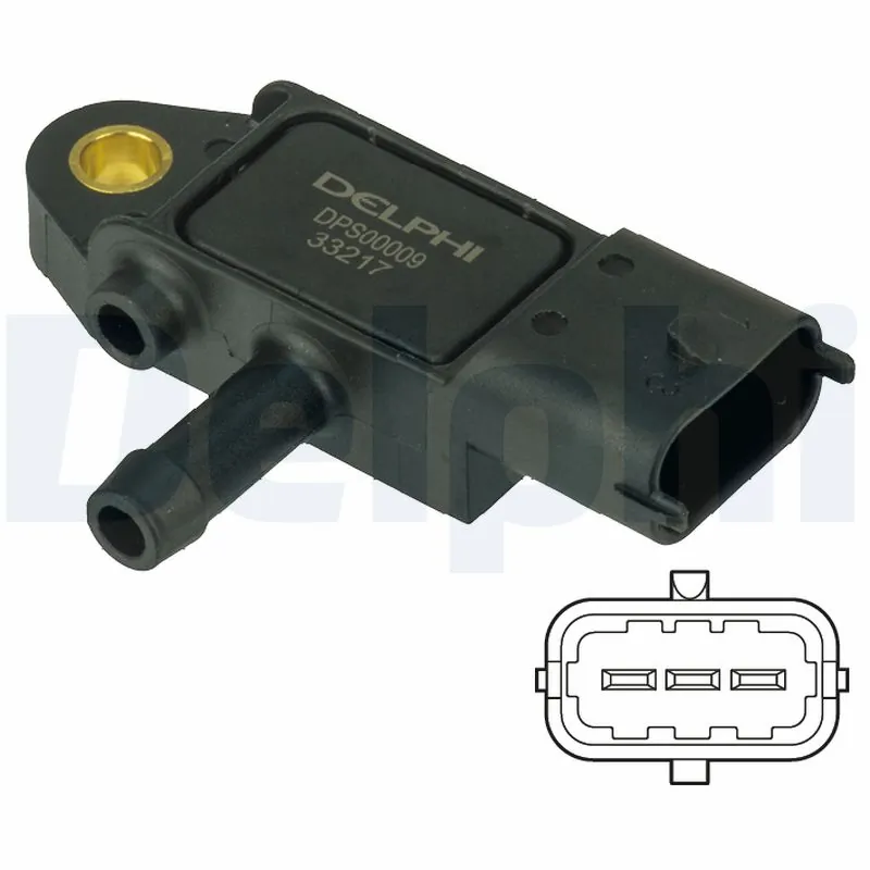 Sensor, exhaust pressure