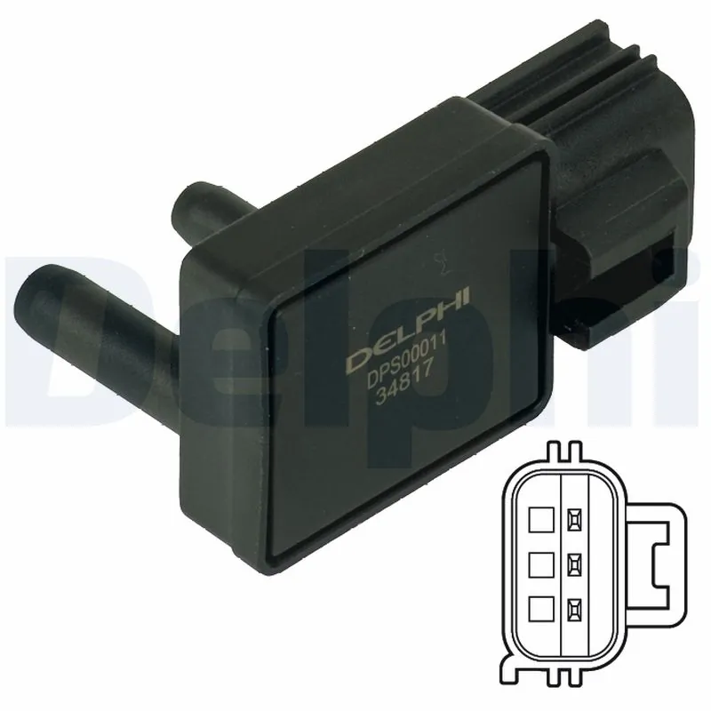 Sensor, exhaust pressure