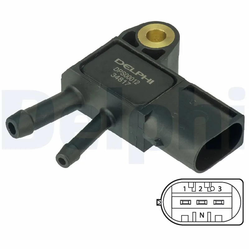Sensor, exhaust pressure