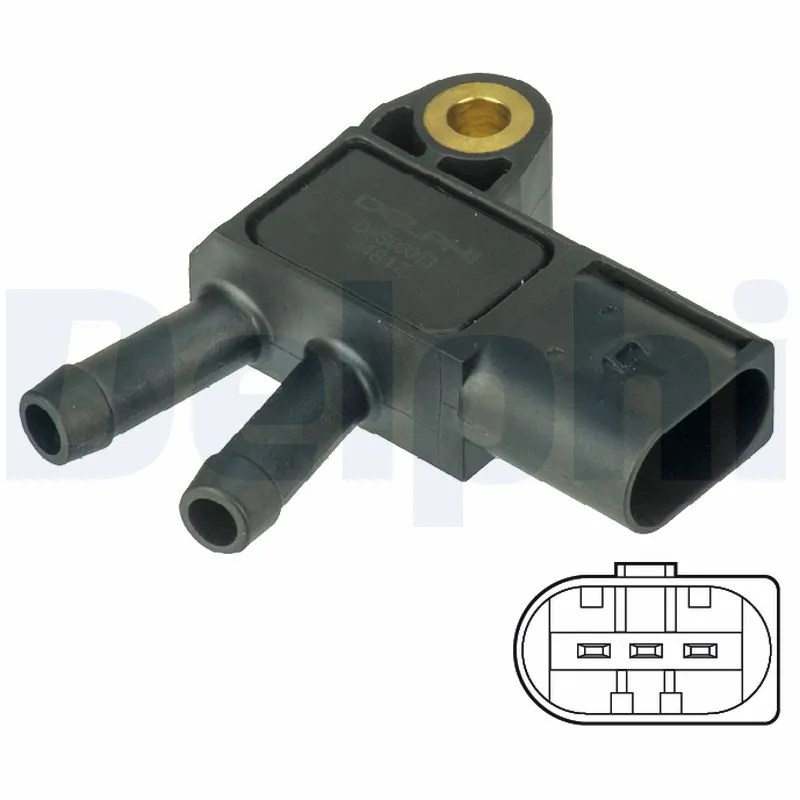 Sensor, exhaust pressure