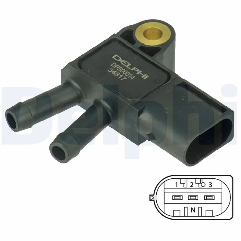 Sensor, exhaust pressure