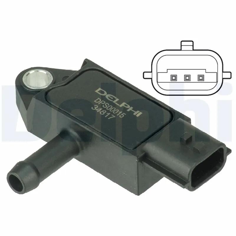 Sensor, exhaust pressure