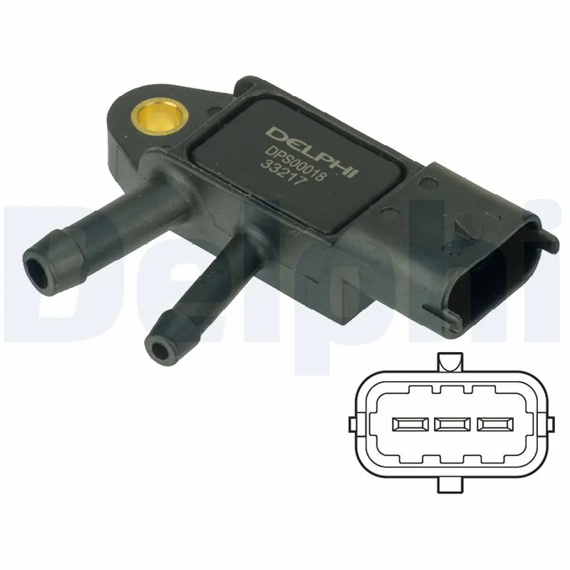 Sensor, exhaust pressure