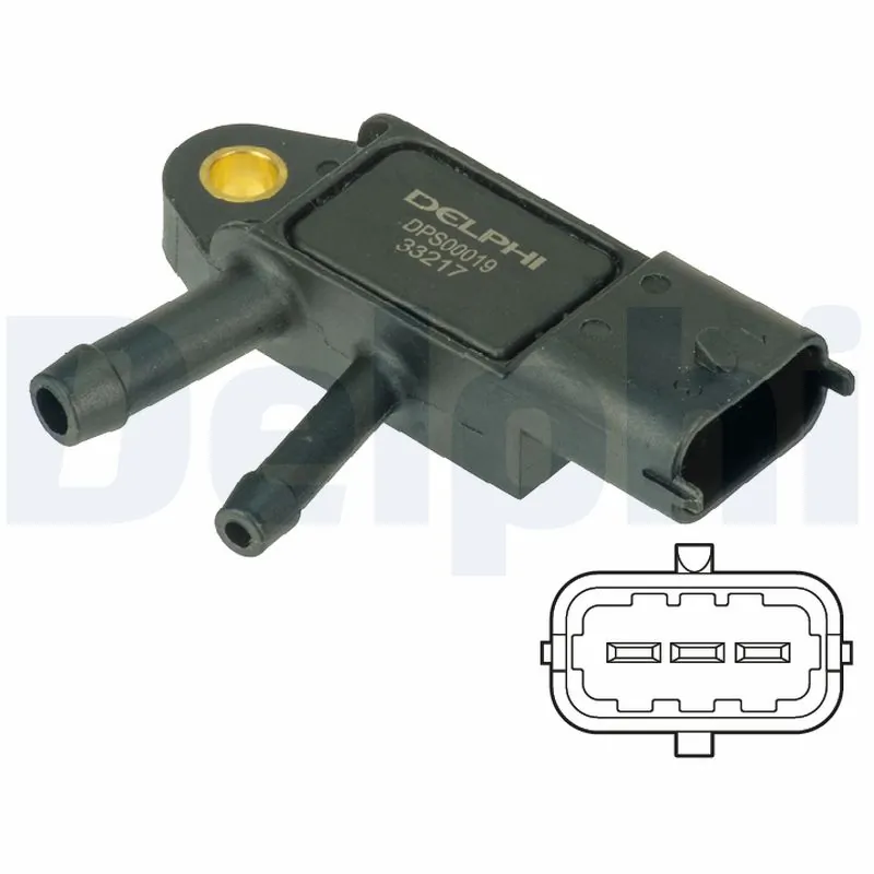 Sensor, exhaust pressure