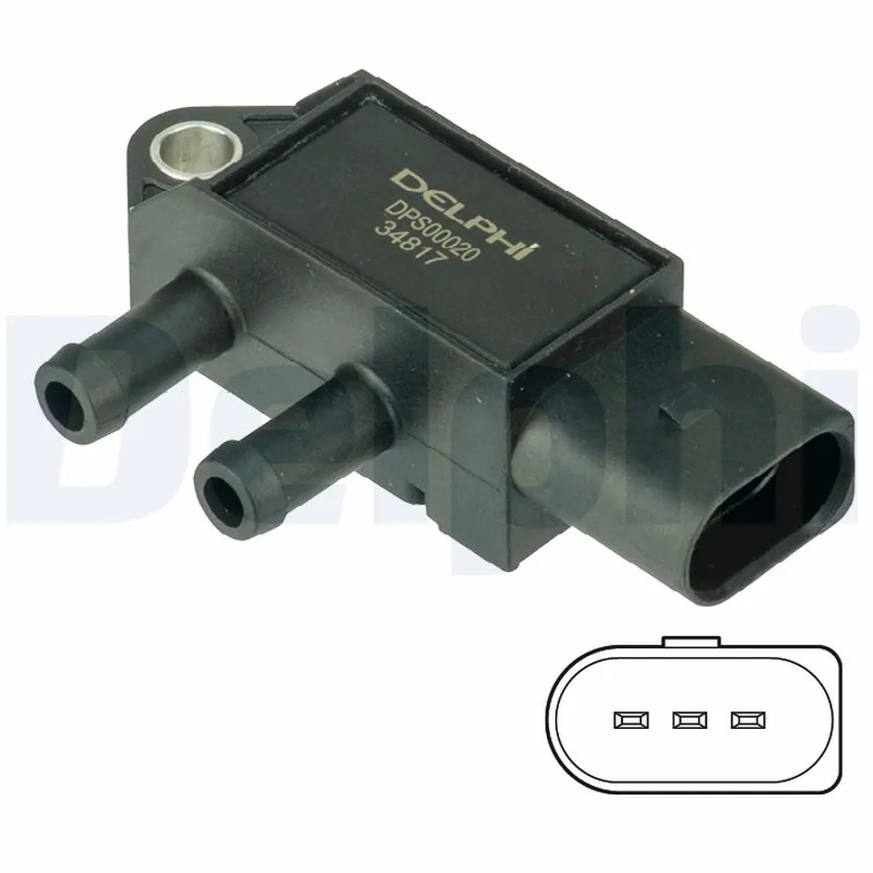Sensor, exhaust pressure