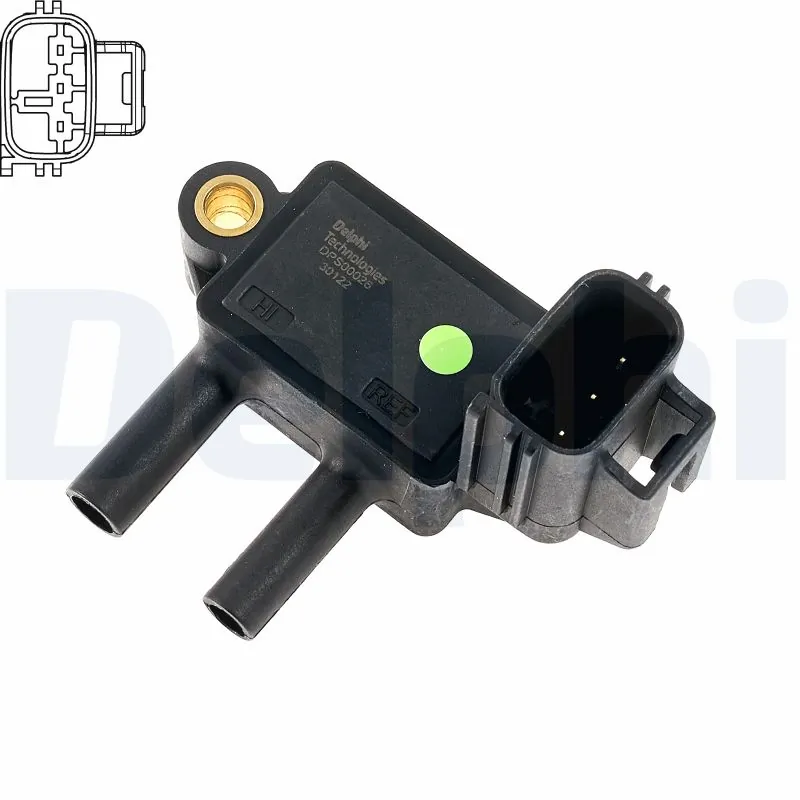 Sensor, exhaust pressure