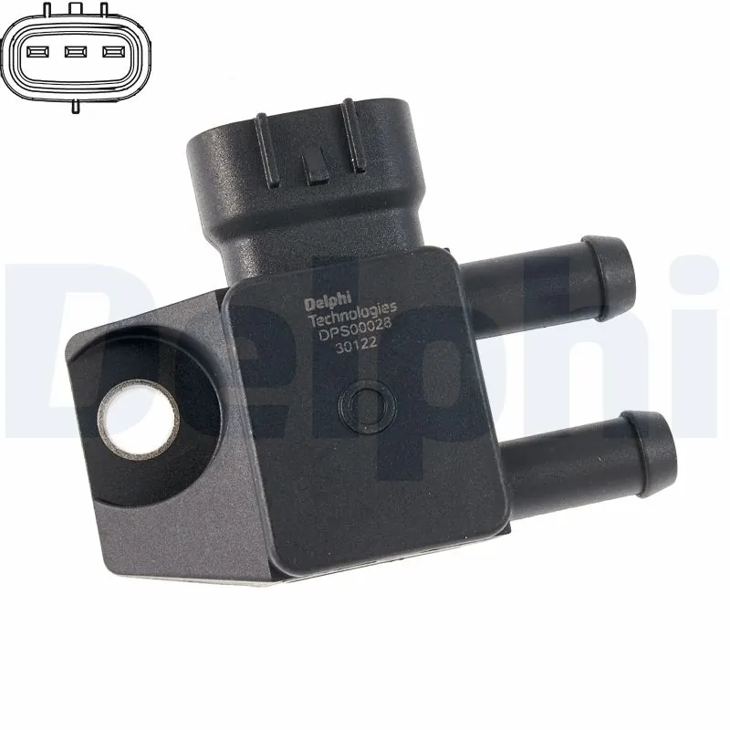 Sensor, exhaust pressure