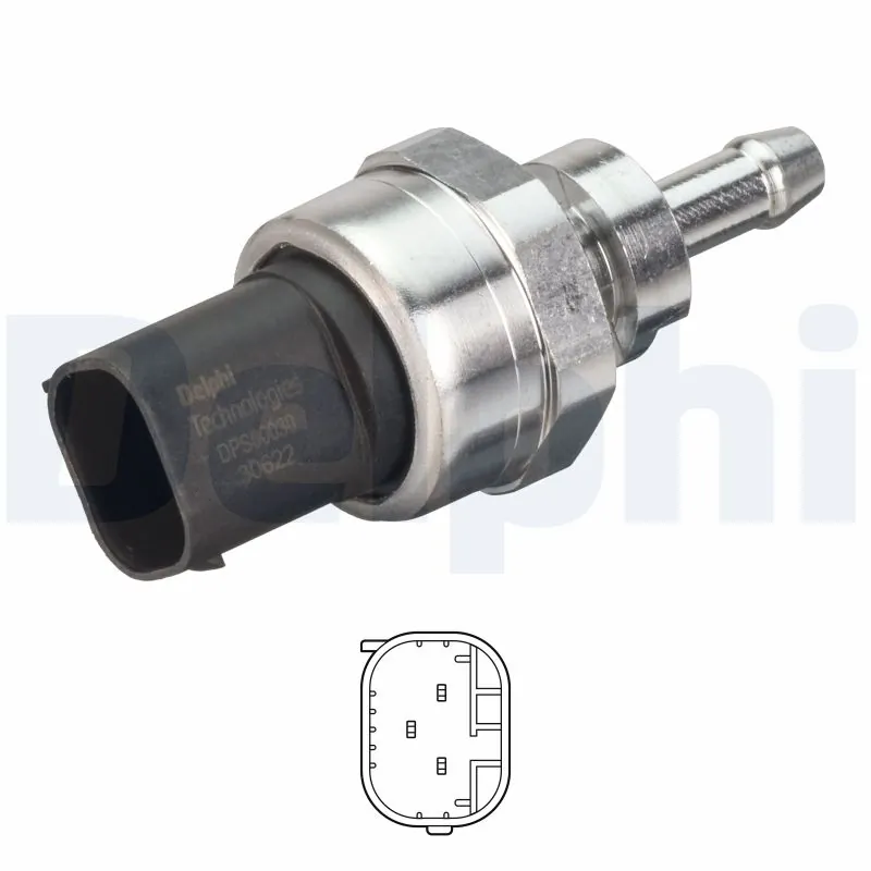 Sensor, exhaust pressure