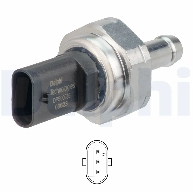 Sensor, exhaust pressure