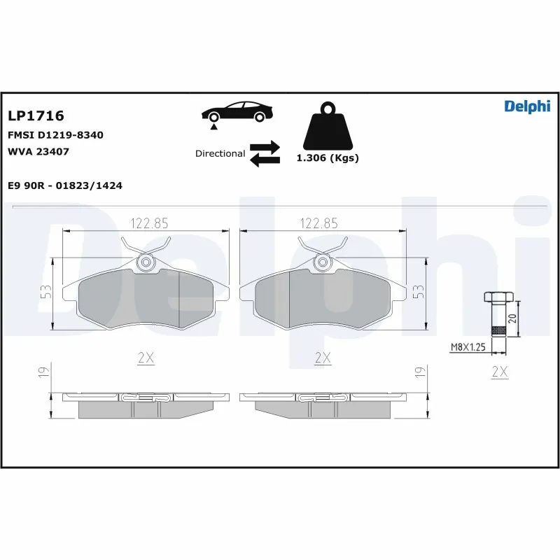 Brake Pad Set, disc brake