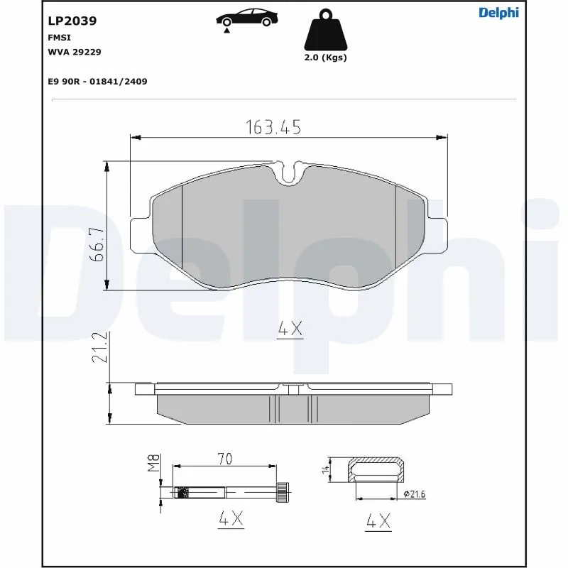 Brake Pad Set, disc brake
