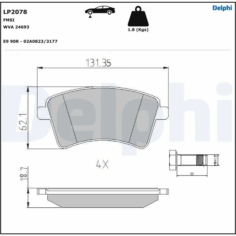 Brake Pad Set, disc brake
