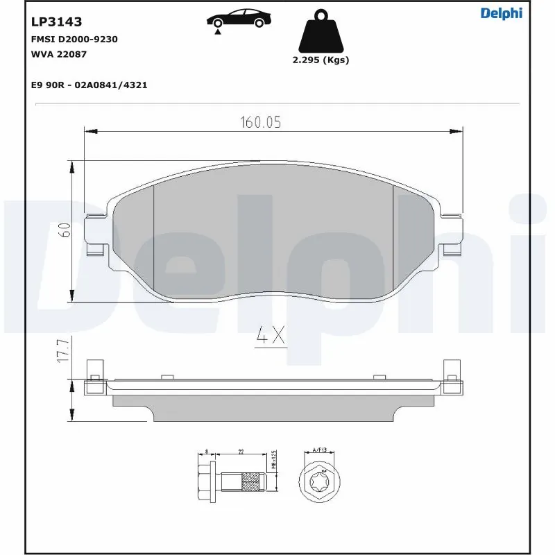 Brake Pad Set, disc brake