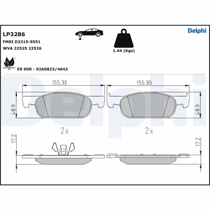 Brake Pad Set, disc brake