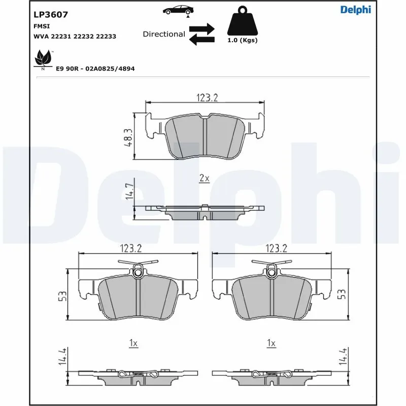 Brake Pad Set, disc brake