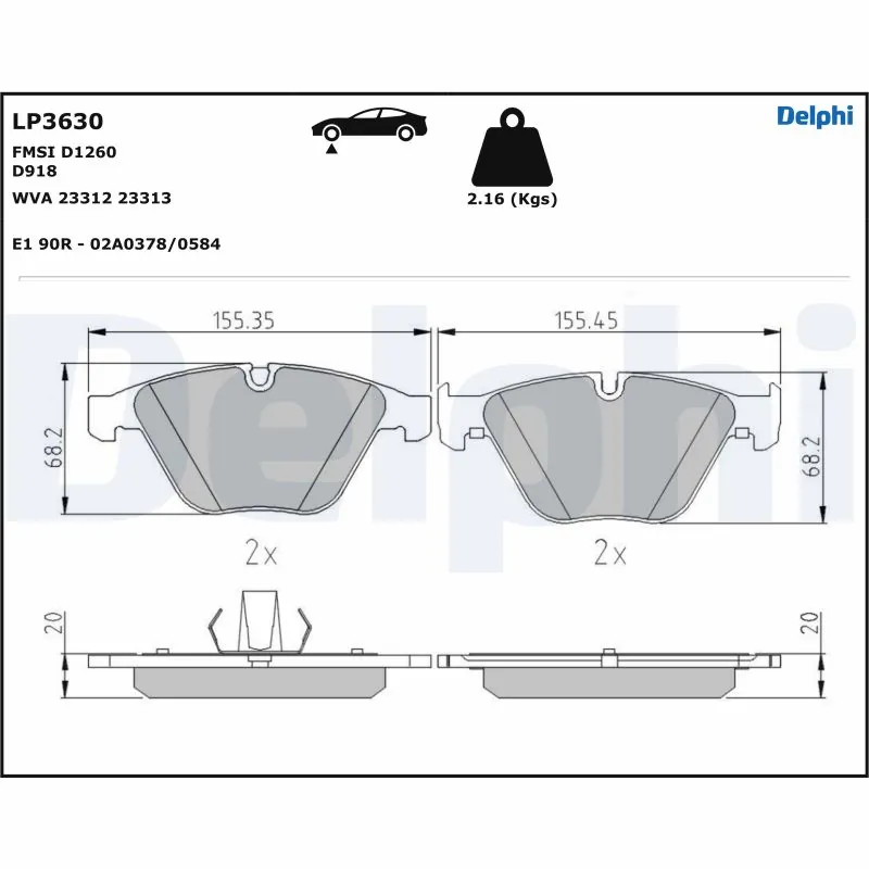 Brake Pad Set, disc brake