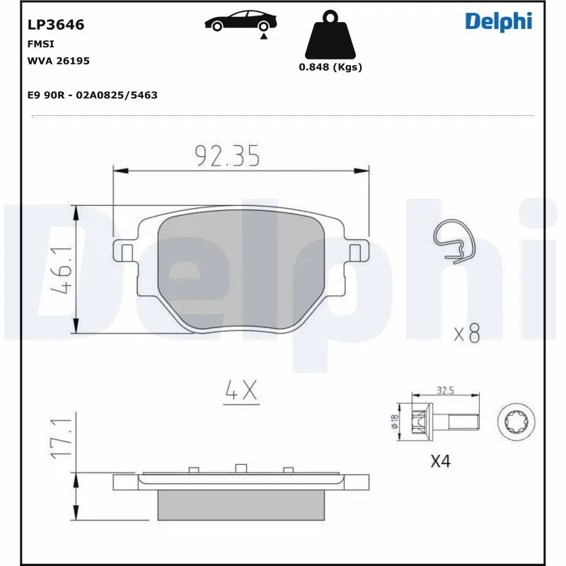 Brake Pad Set, disc brake