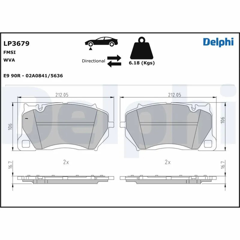 Brake Pad Set, disc brake