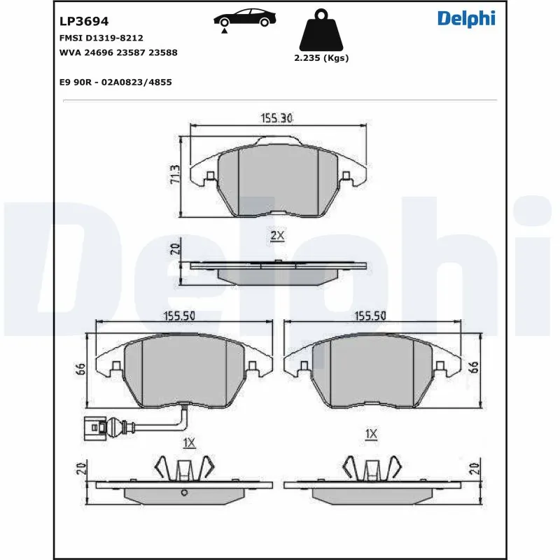 Brake Pad Set, disc brake