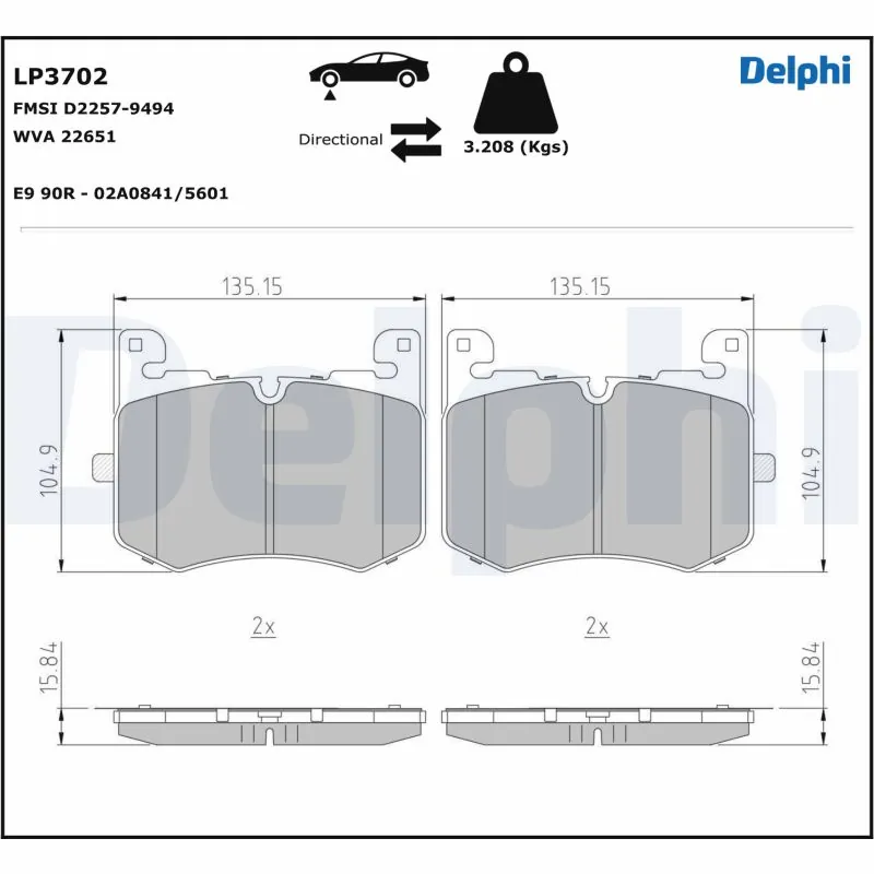 Brake Pad Set, disc brake