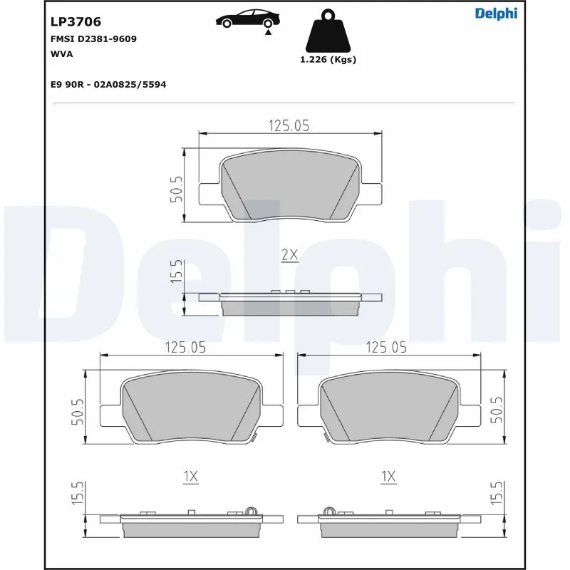 Brake Pad Set, disc brake