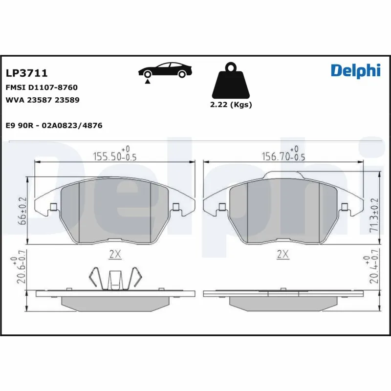 Brake Pad Set, disc brake