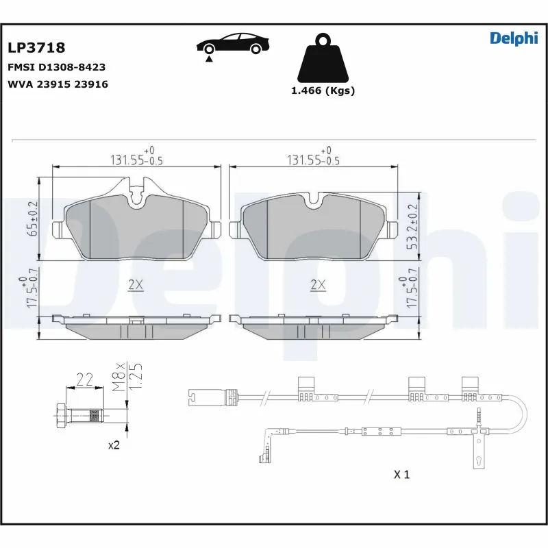 Brake Pad Set, disc brake