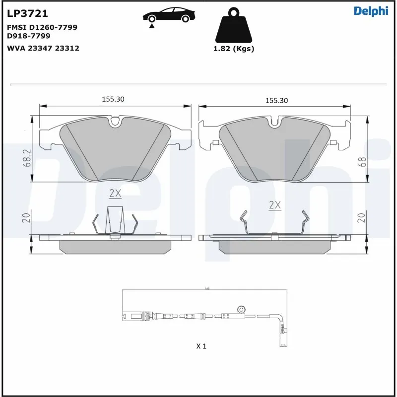 Brake Pad Set, disc brake
