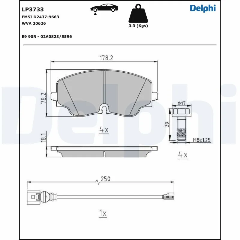 Brake Pad Set, disc brake