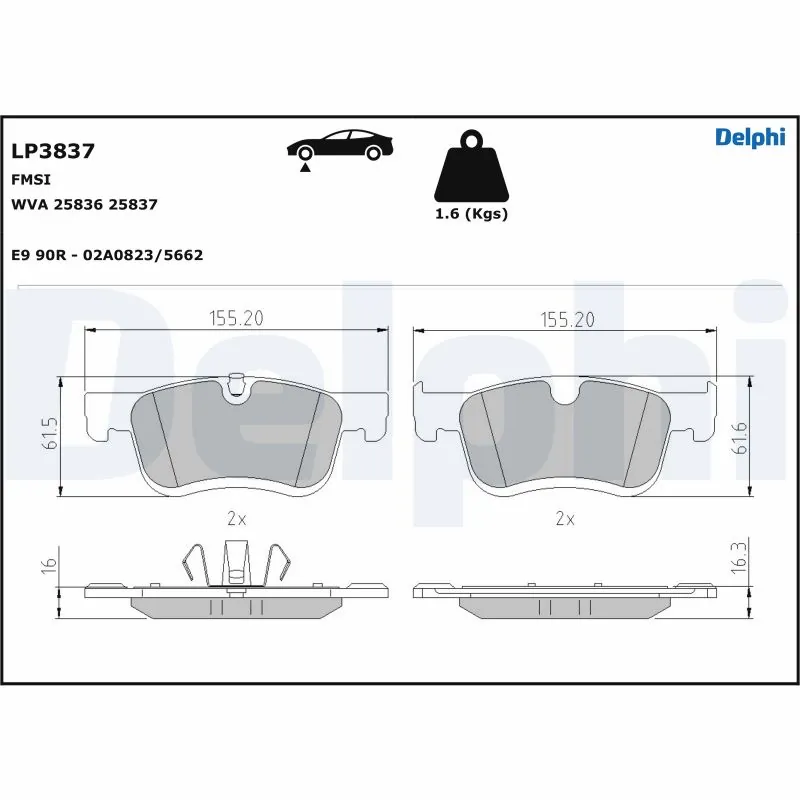 Brake Pad Set, disc brake
