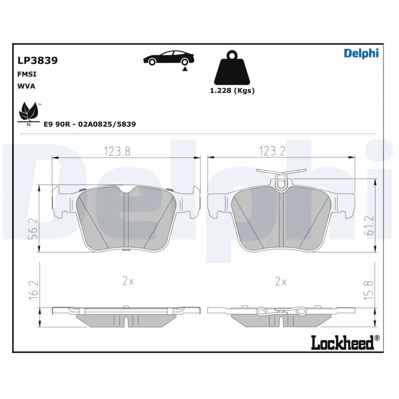 Brake Pad Set, disc brake
