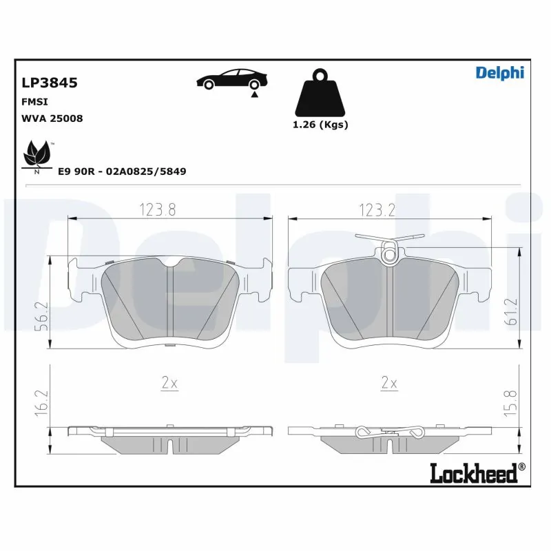 Brake Pad Set, disc brake