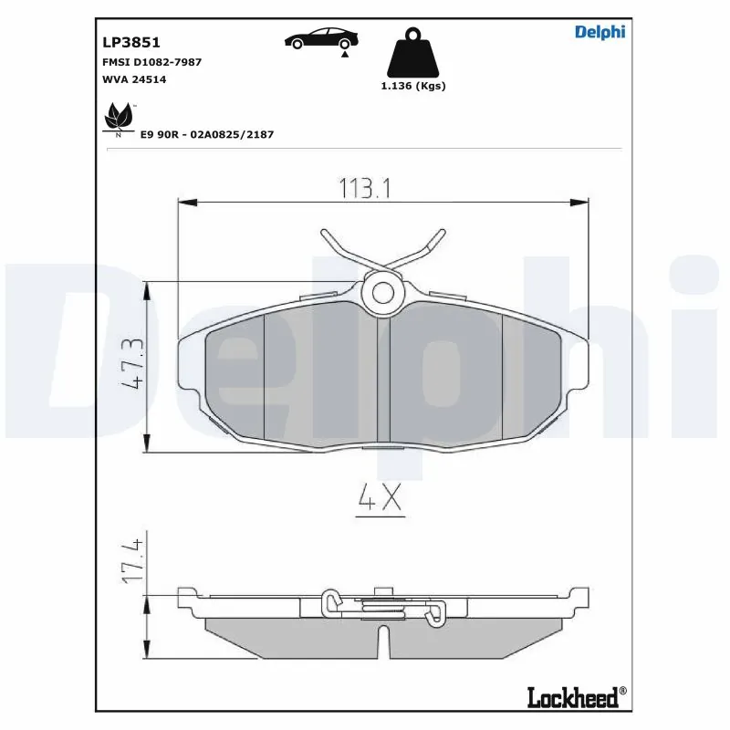 Brake Pad Set, disc brake