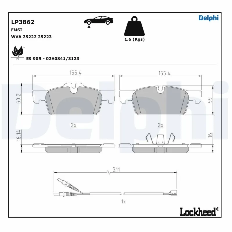 Brake Pad Set, disc brake